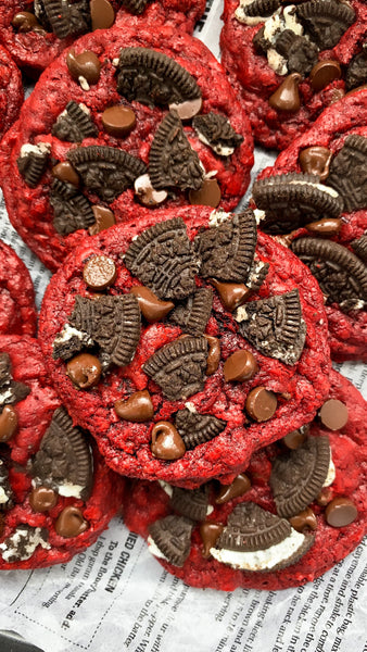 Oreo's Red velvet Cookies